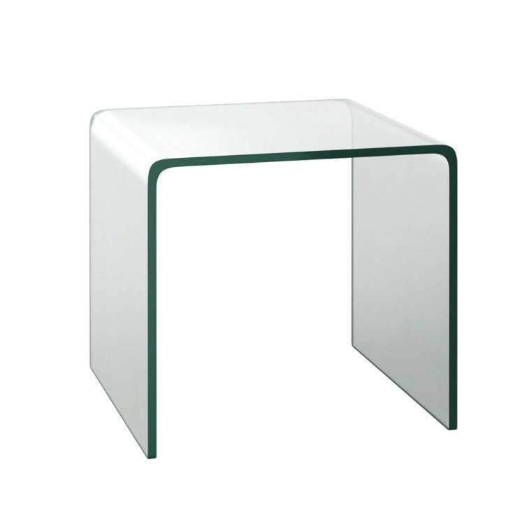 Transparent Waterfall End Table