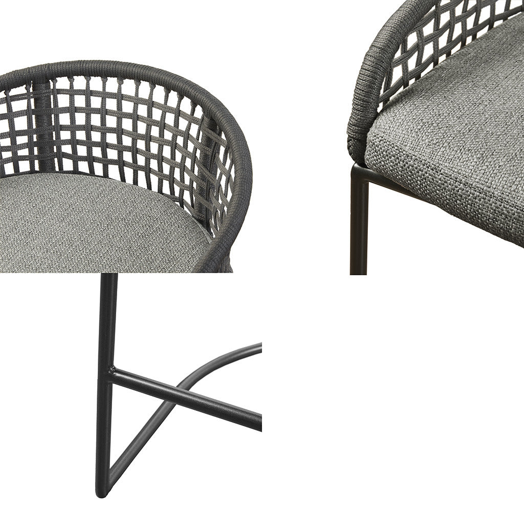 Hermosa Woven Counter Stool 25" - As Pic