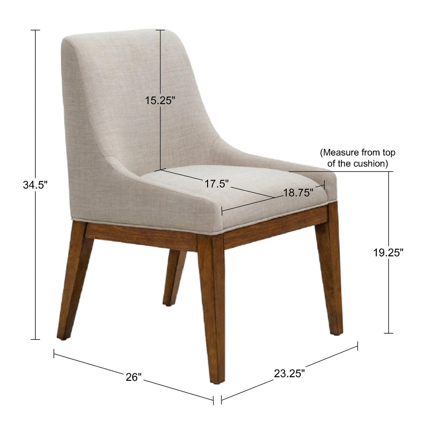 Frank Upholstered Dining Chair (set Of 2) - As Pic