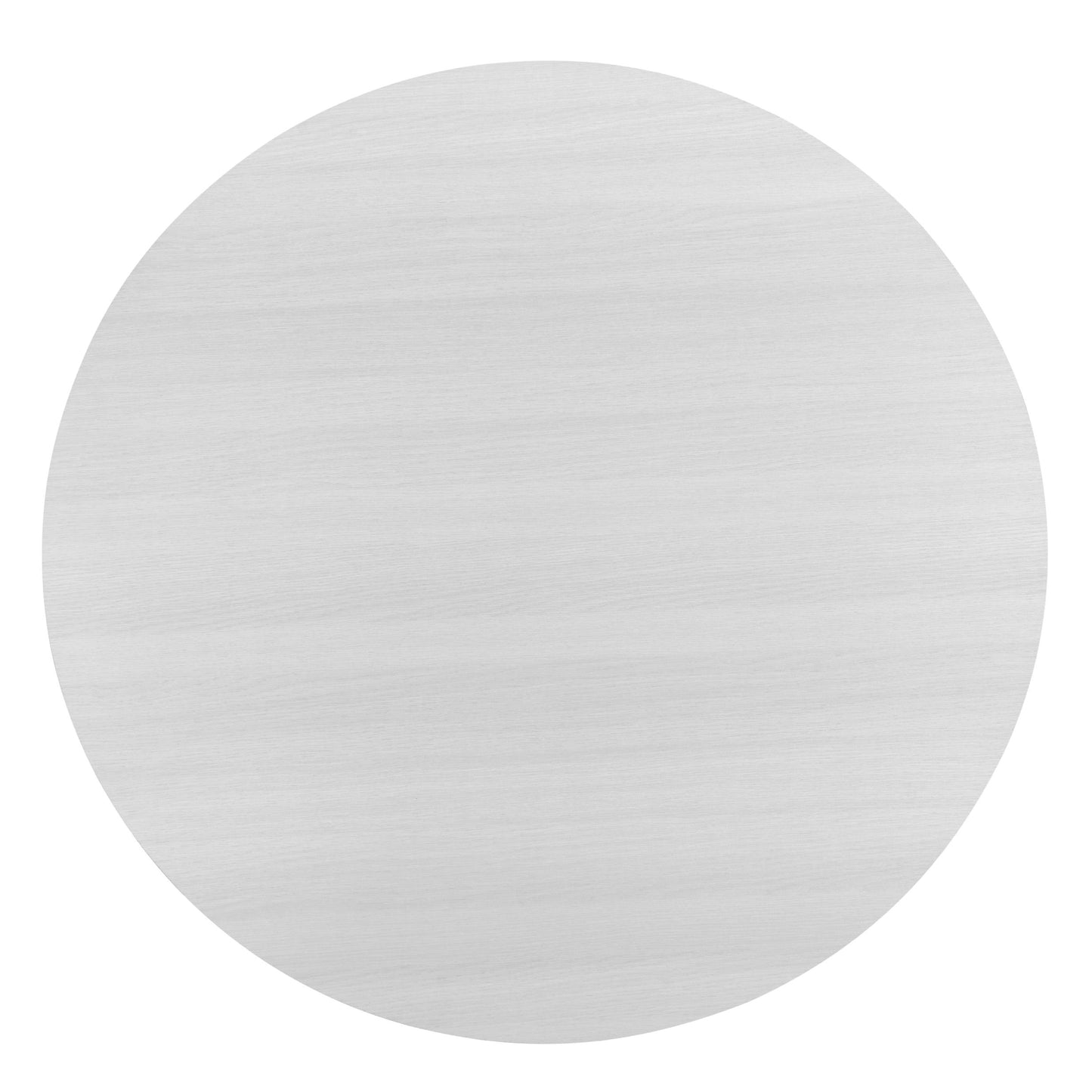 White Round Dining Table With Trestle Base