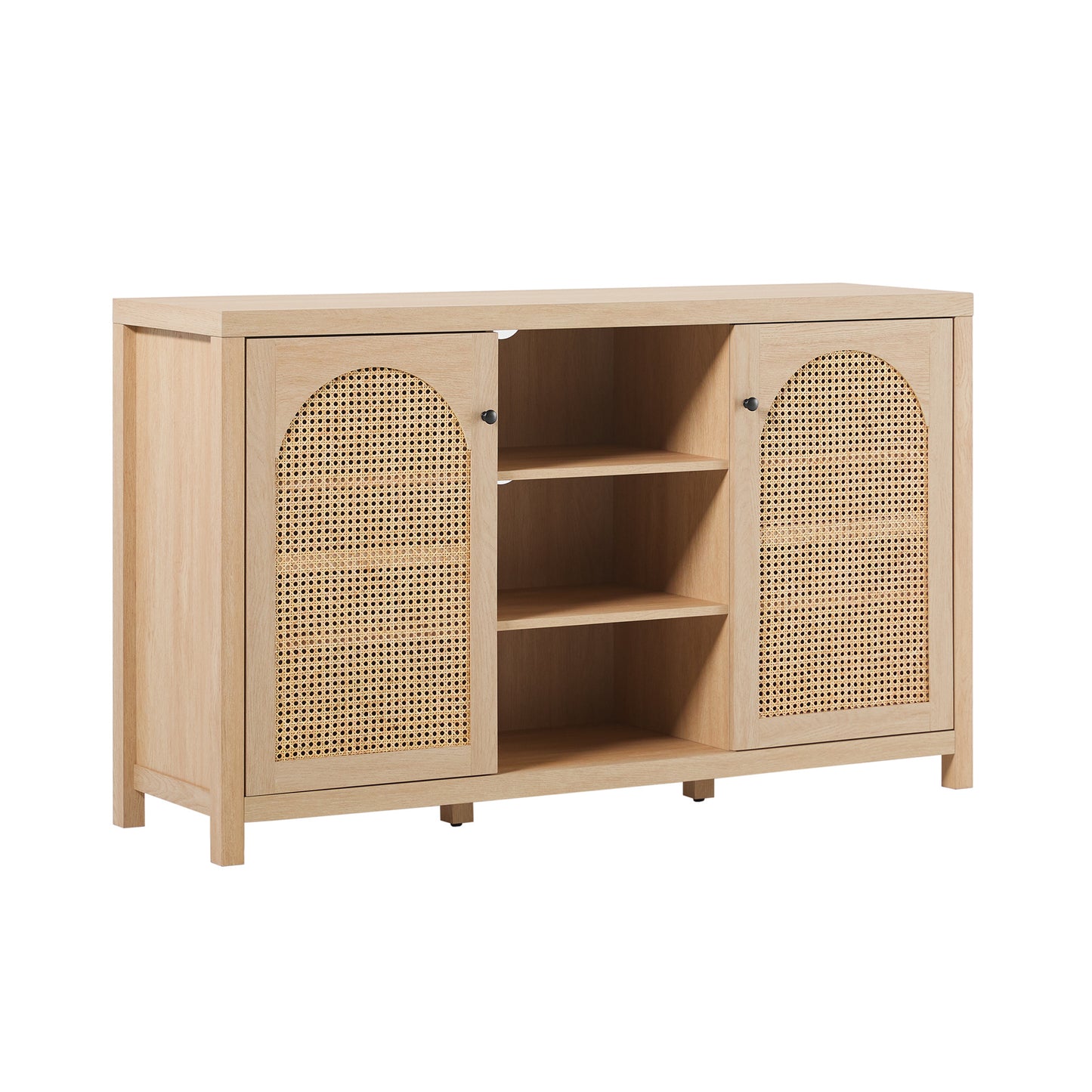 Transitional 58" 2-door Sideboard With Arched Panels
