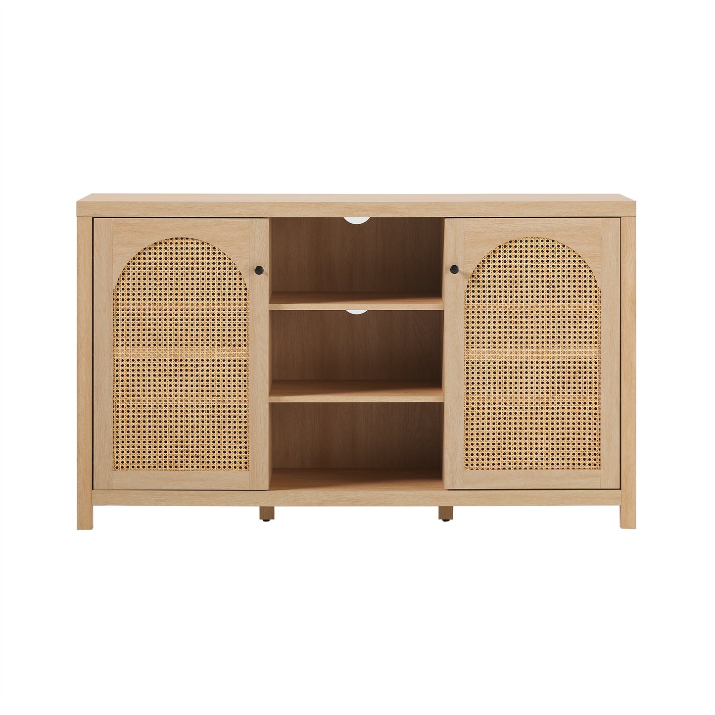 Transitional 58" 2-door Sideboard With Arched Panels
