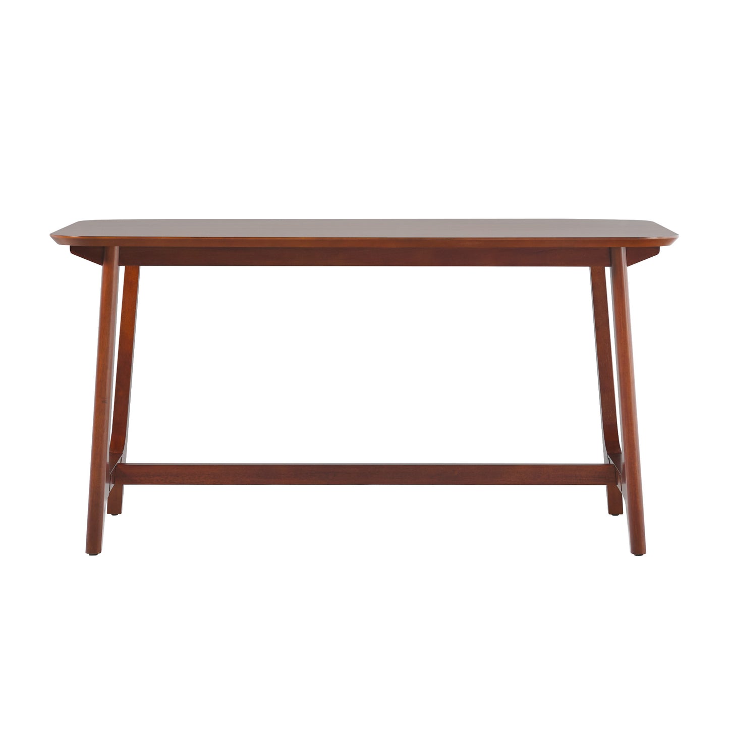 Mid-century 10015" Modern Dining Table With Trestle Base