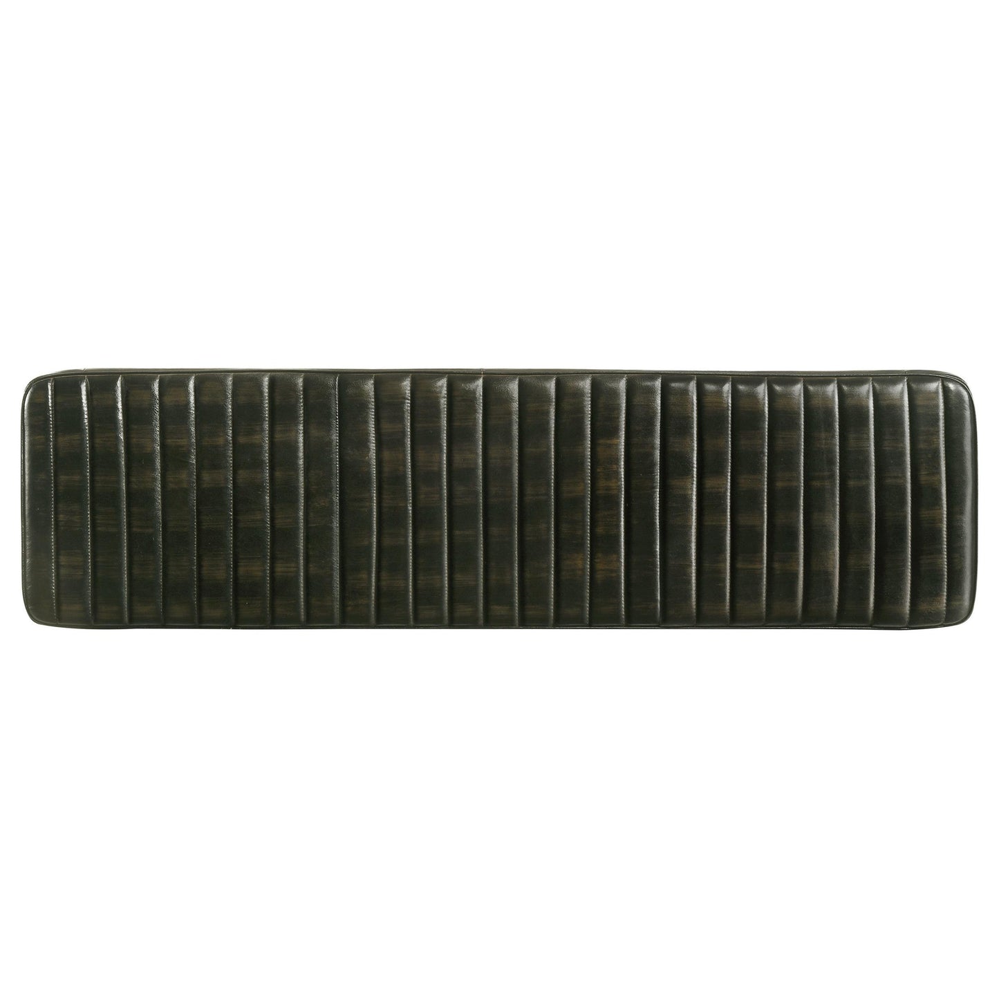Black Tufted Cushion Side Bench