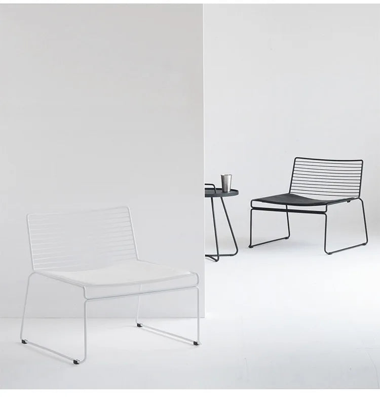 Leisure Chair With Linear Back and Seat