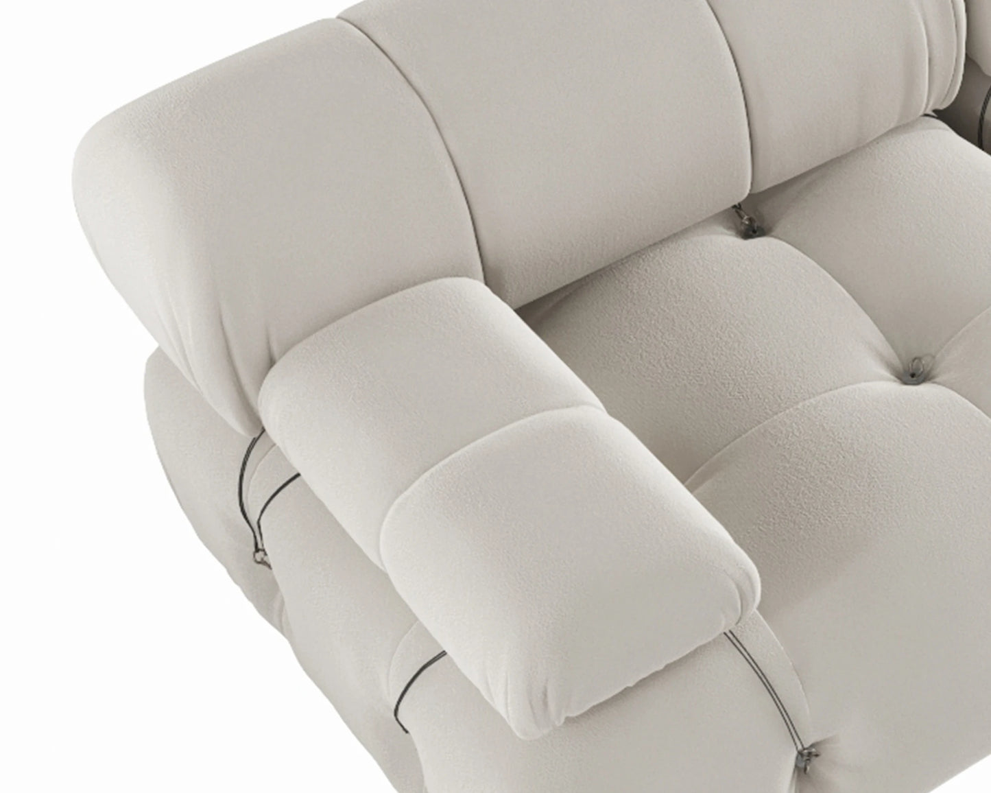 Modular Velvet Sectional Sofa