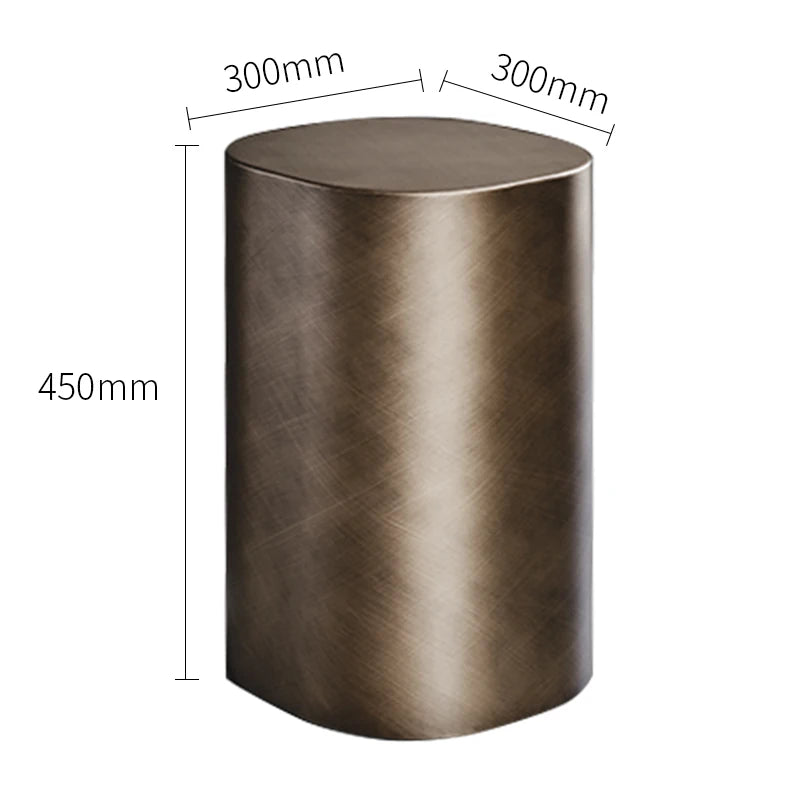 Metal side table