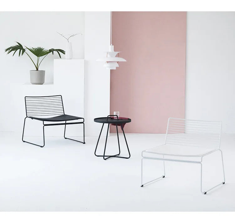 Leisure Chair With Linear Back and Seat