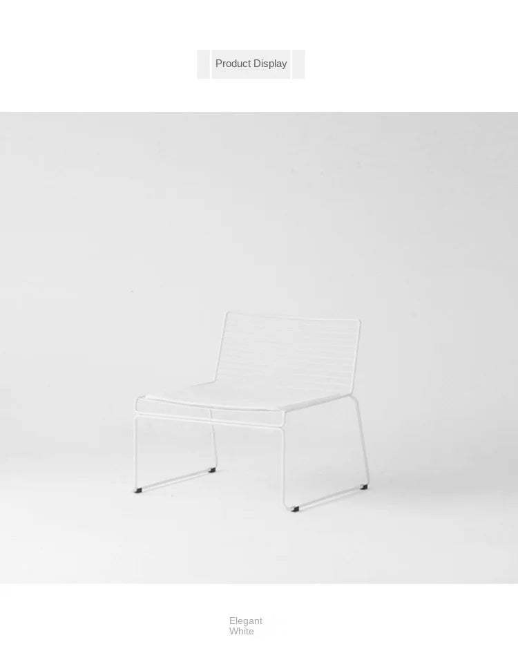 Leisure Chair With Linear Back and Seat