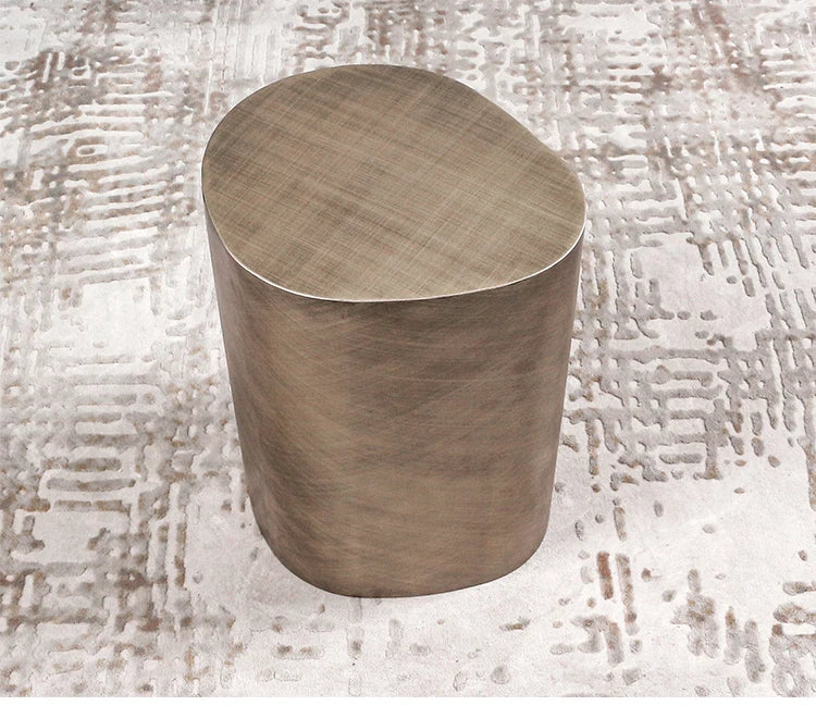Metal side table