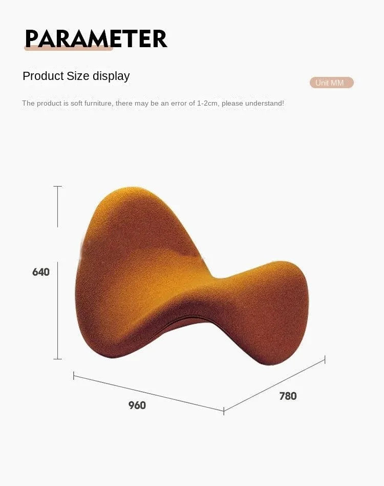 Italian Minimalist Lazy Sofa Chair