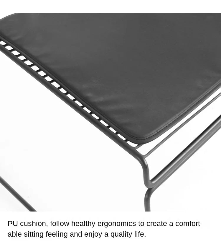 Leisure Chair With Linear Back and Seat