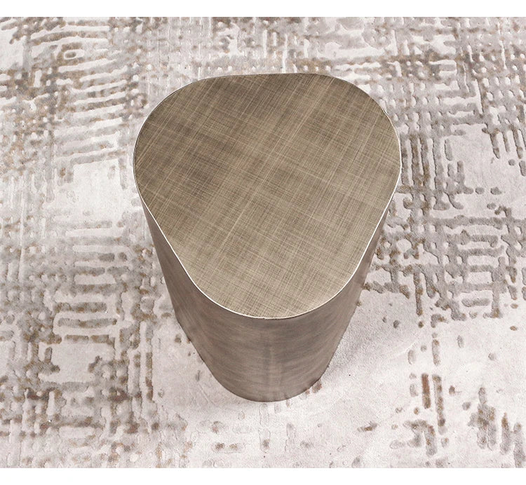 Metal side table