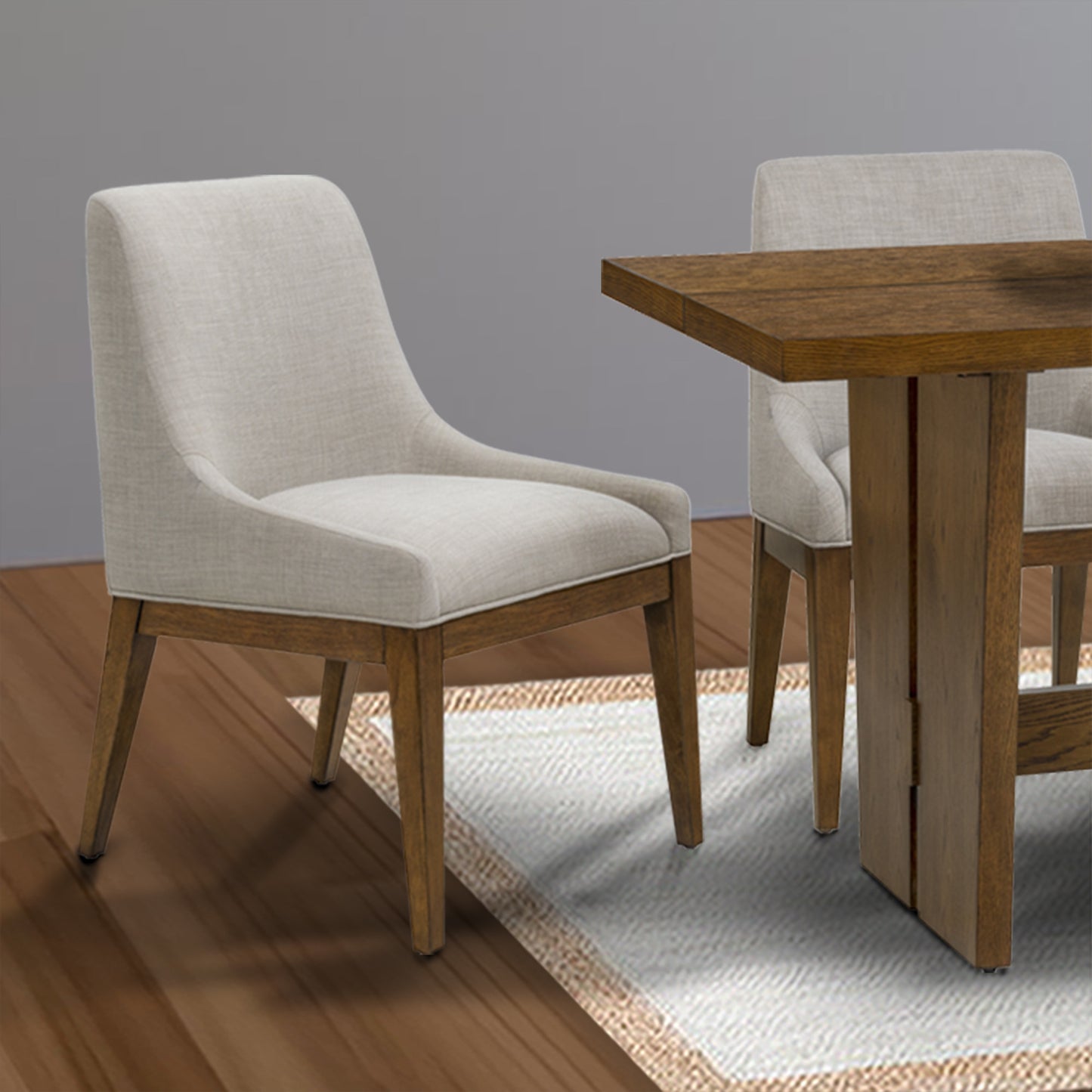 Frank Upholstered Dining Chair (set Of 2) - As Pic