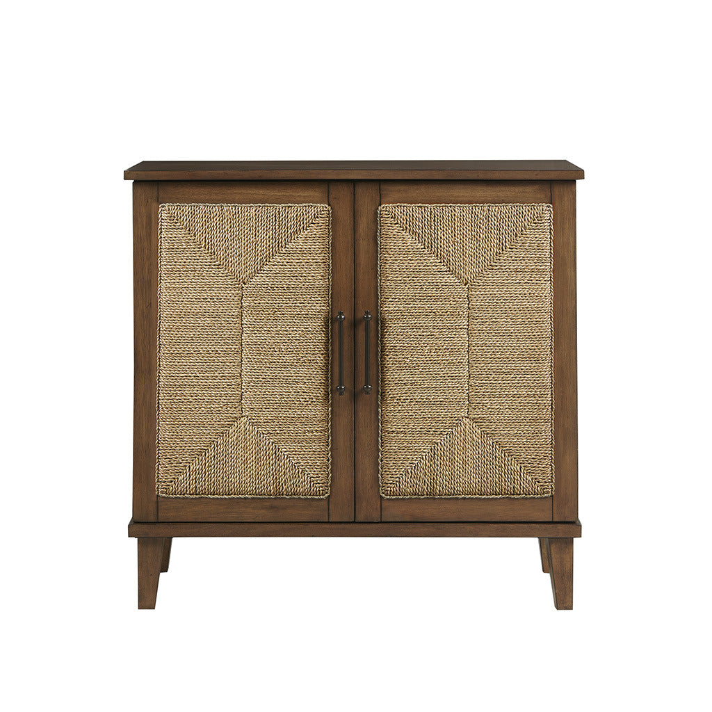 Seagate Handcrafted Seagrass 2-door Accent Chest - As Pic