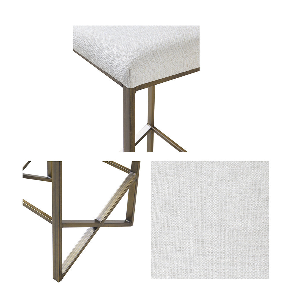 Backless Upholstered Counter Stool