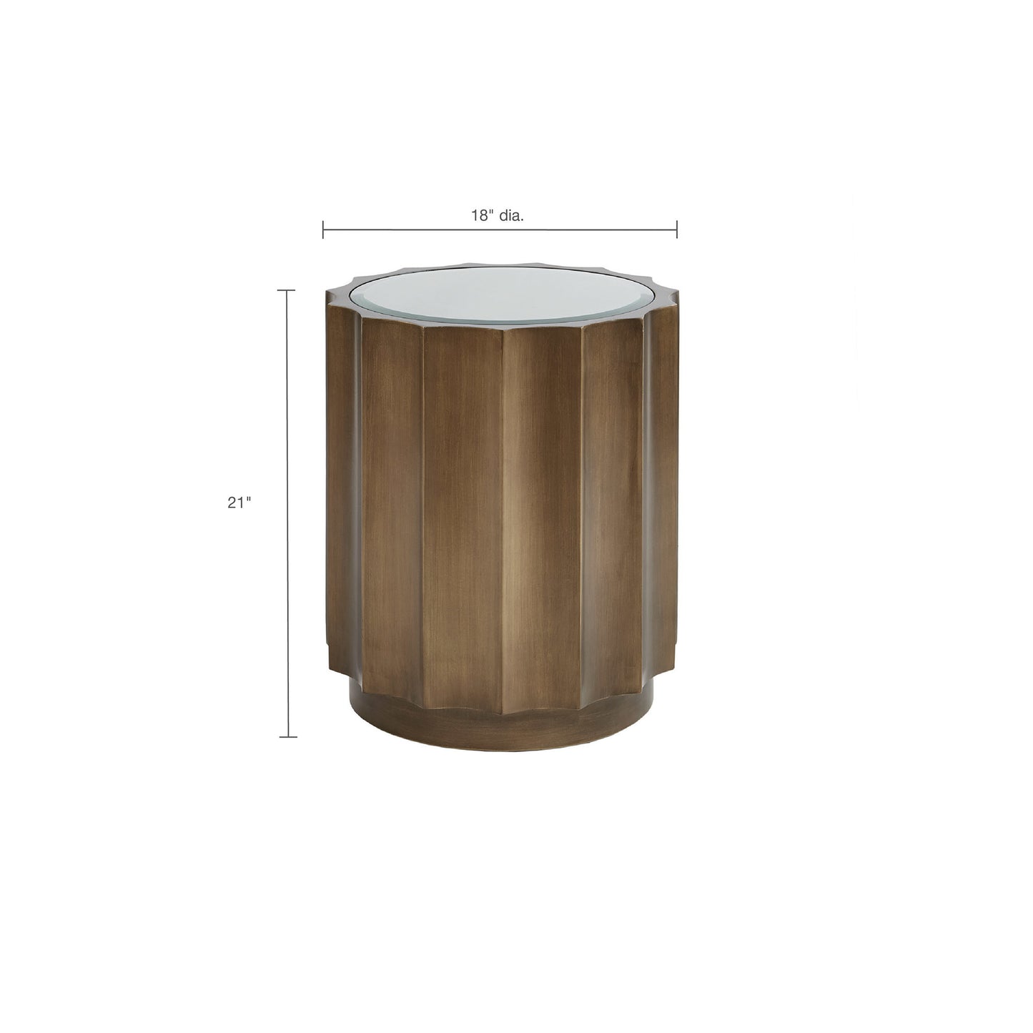 [only Support Drop Shipping Buyer] Valentina Accent Table - As Pic