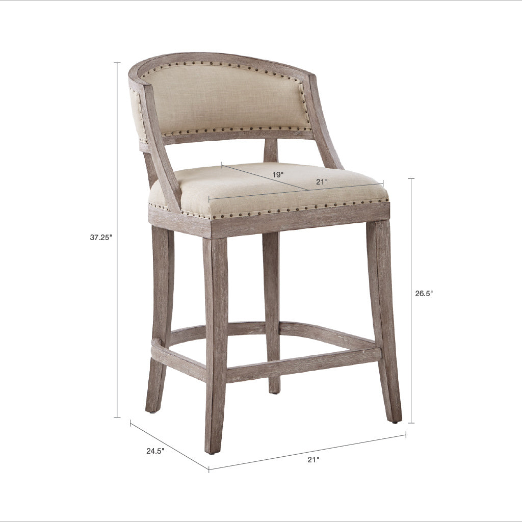 [only Support Drop Shipping Buyer] Tuscan Counter Stool - As Pic