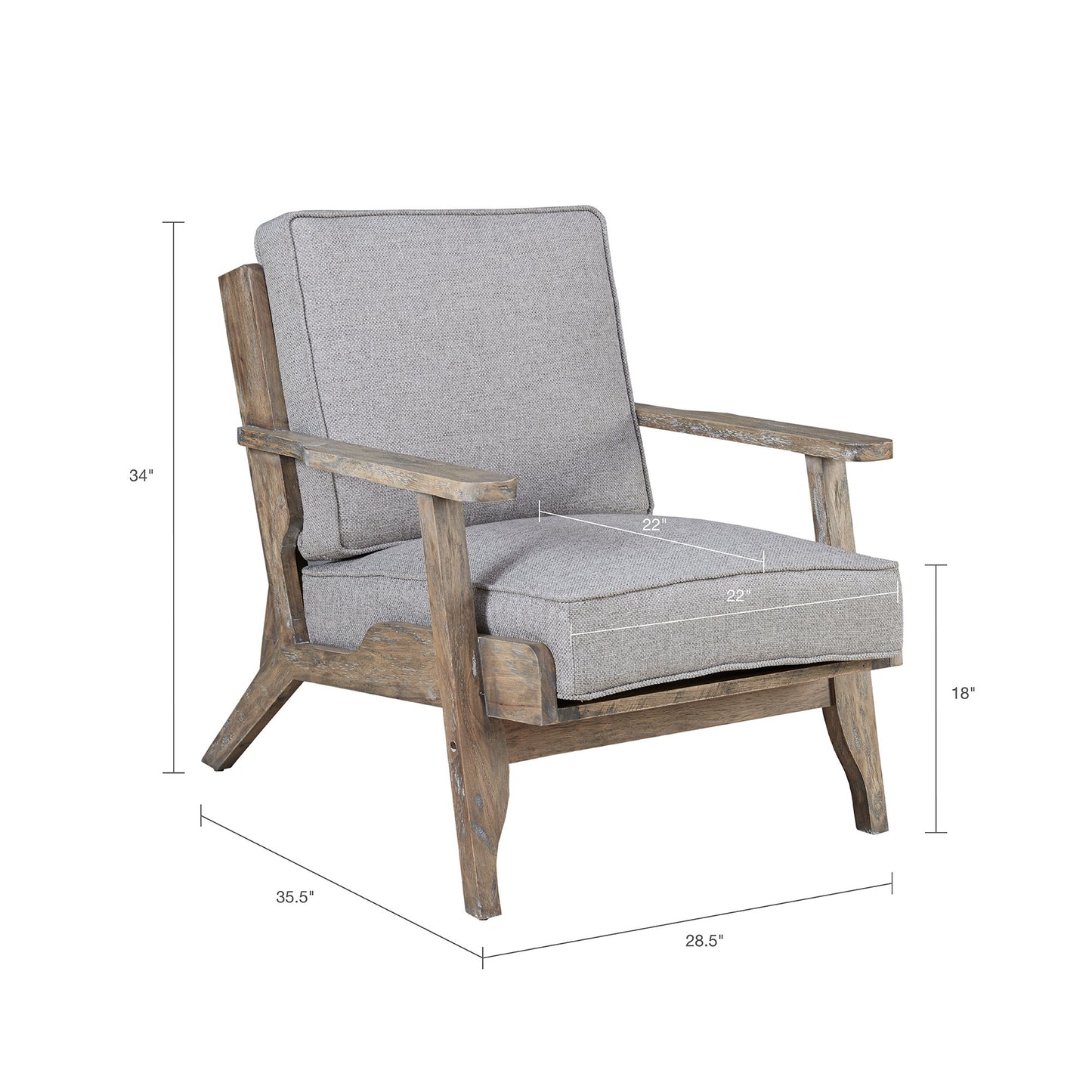 [only Support Drop Shipping Buyer] Malibu Accent Chair - As Pic