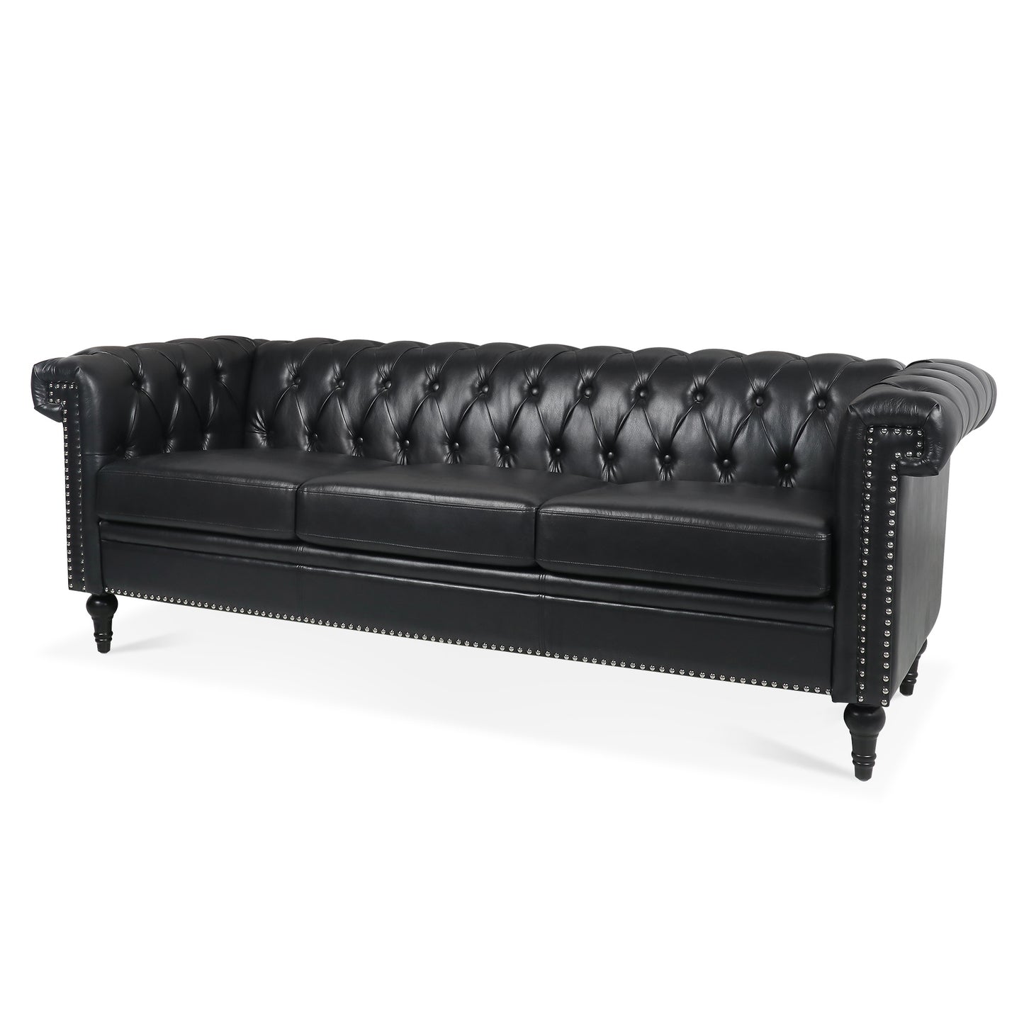 Traditional Square Arm Sofa