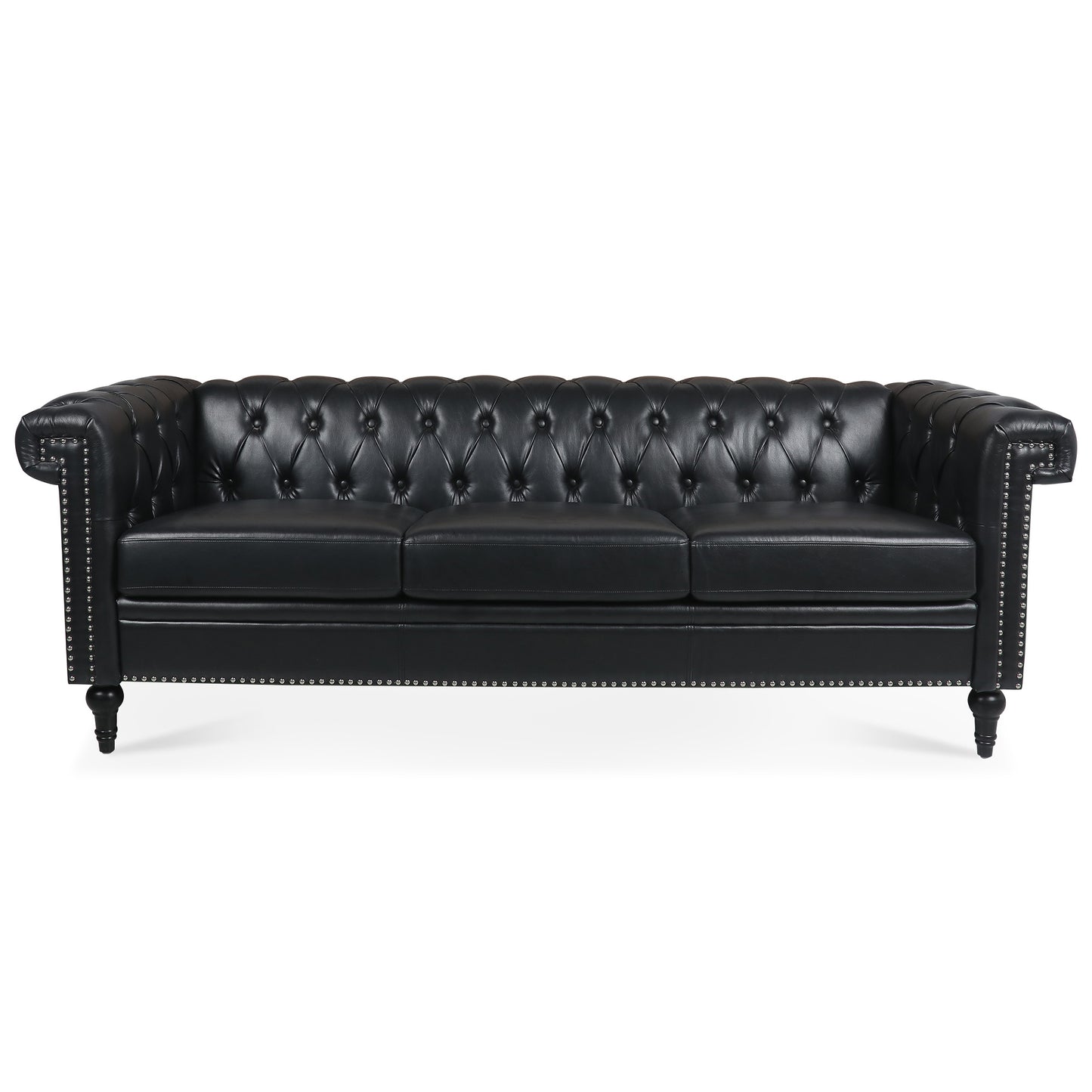 Traditional Square Arm Sofa