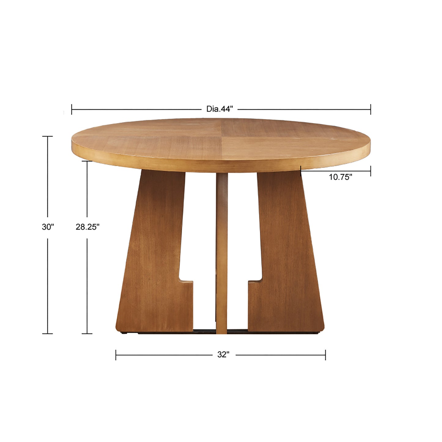 Kennedy 44" Round Dining Table - As Pic