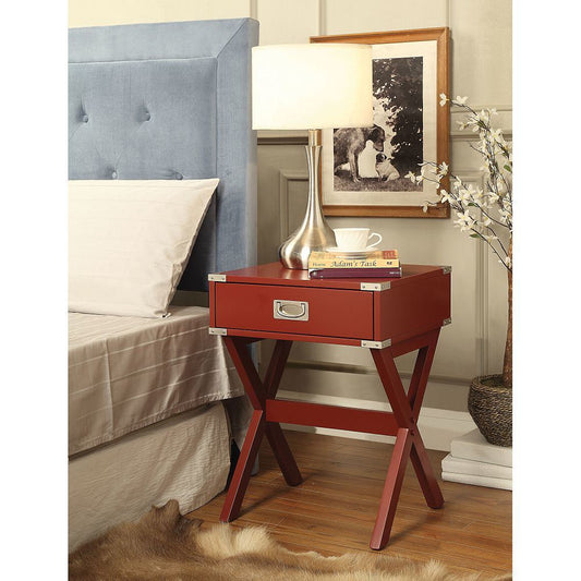 Babs End Table In Red