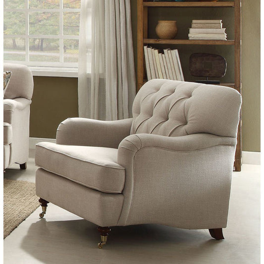 Alianza Chair In Beige Fabric