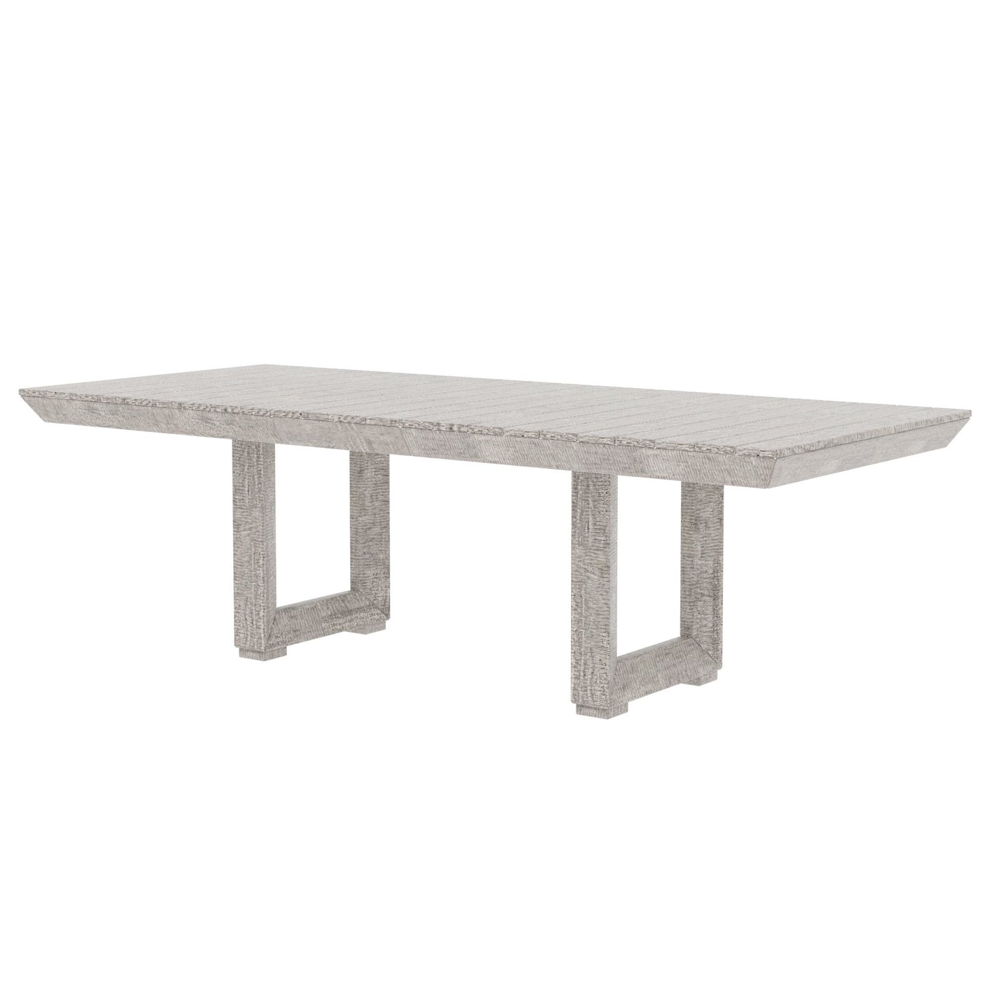 98" Rectangular Dining Table Stretchable Farmhouse Dining Table For Dining Room, Home Office Gray - As Pic