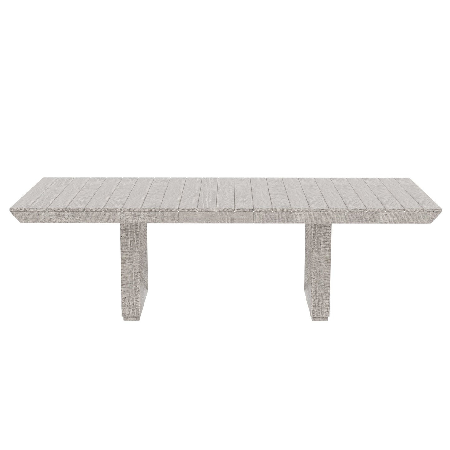 98" Rectangular Dining Table Stretchable Farmhouse Dining Table For Dining Room, Home Office Gray - As Pic