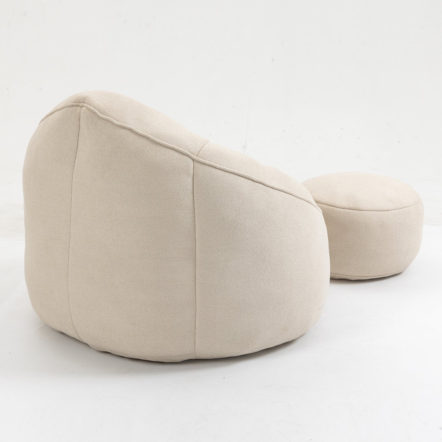 Bean Bag Sofa Chair With Footrest