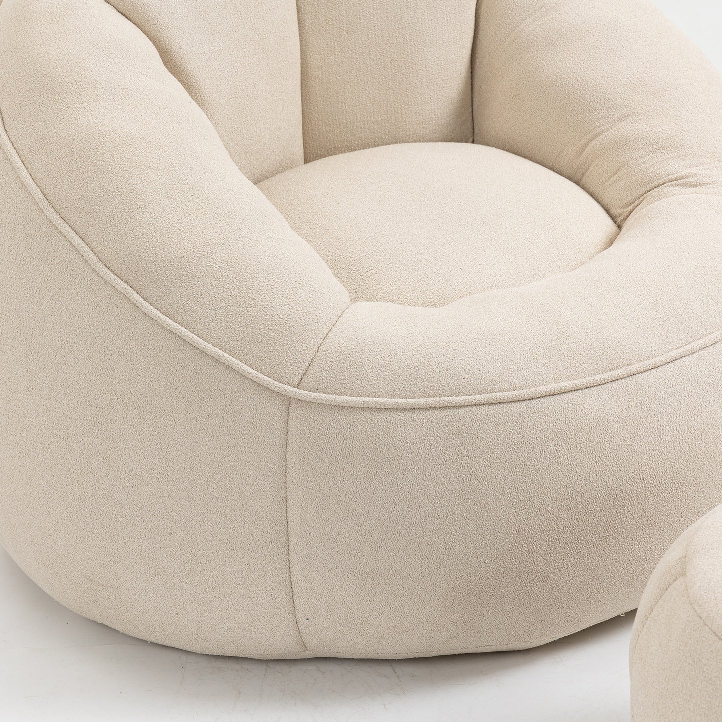 Bean Bag Sofa Chair With Footrest