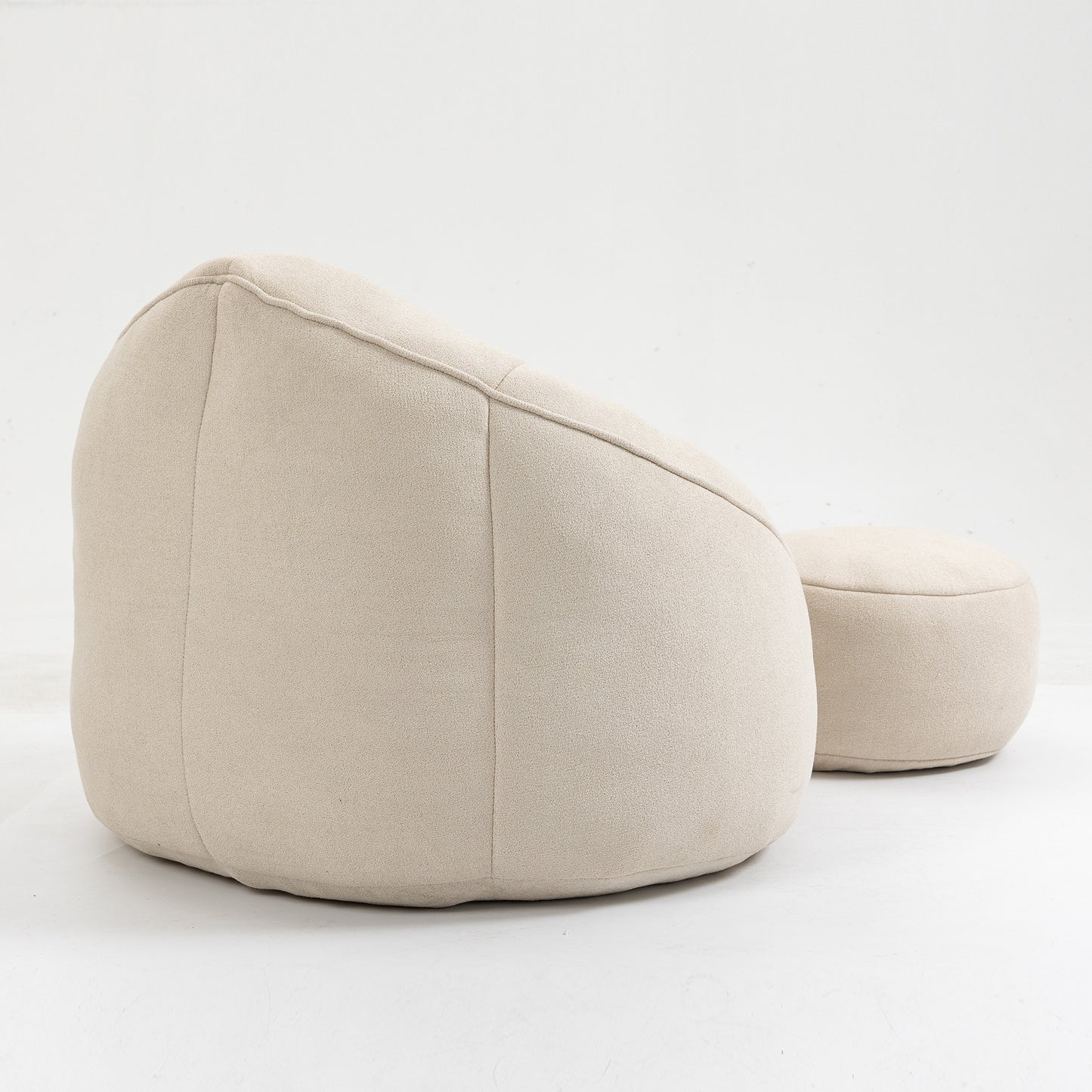 Bean Bag Sofa Chair With Footrest