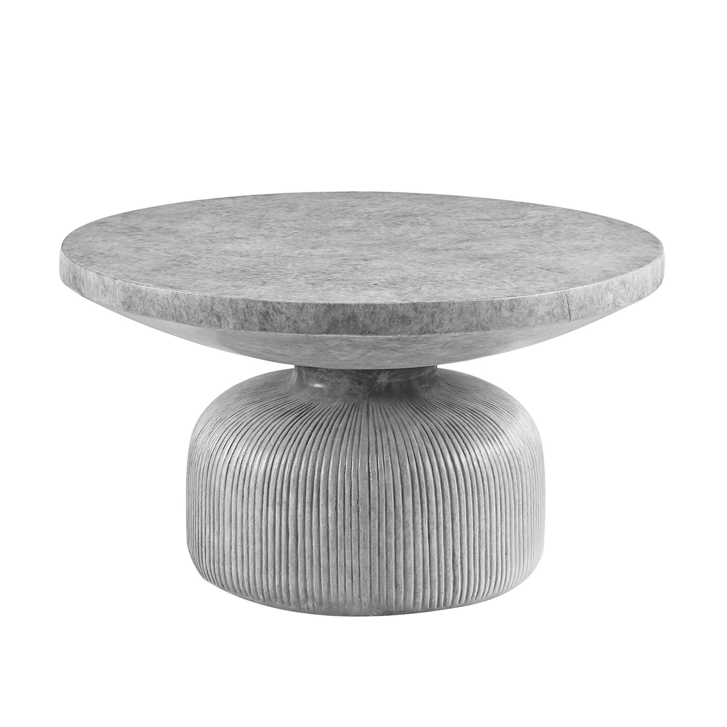 Acme Laddie Coffee Table, Weathered Gray Finish Lv01926 - As Pic