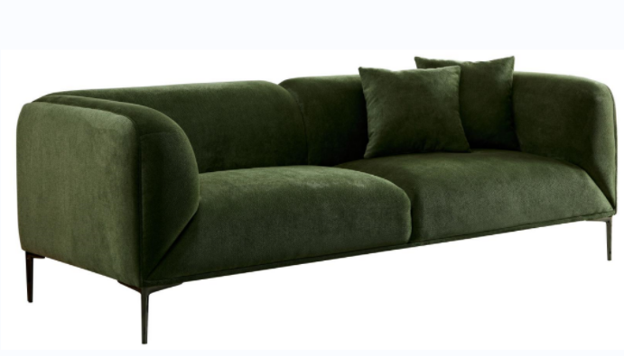 Wks2g Green Sofa Can Be Placed In The Studio, Living Room, Attic Multiple Scenes, Style Modern Simple Fashion, Size 89.37* 35.43* High 28.74 Inches - As Pic