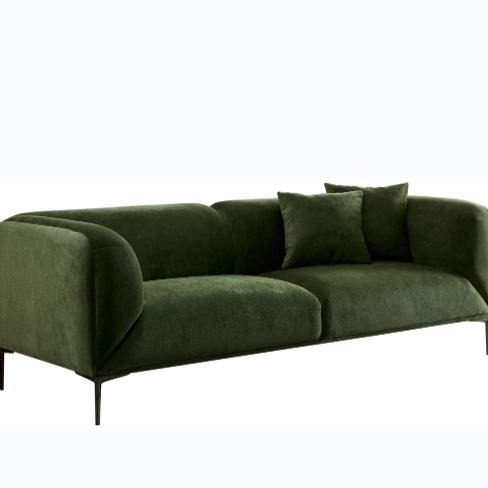 Wks2g Green Sofa Can Be Placed In The Studio, Living Room, Attic Multiple Scenes, Style Modern Simple Fashion, Size 89.37* 35.43* High 28.74 Inches - As Pic