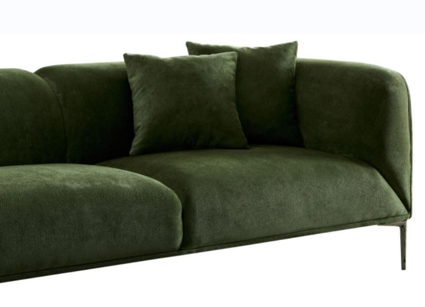 Wks2g Green Sofa Can Be Placed In The Studio, Living Room, Attic Multiple Scenes, Style Modern Simple Fashion, Size 89.37* 35.43* High 28.74 Inches - As Pic