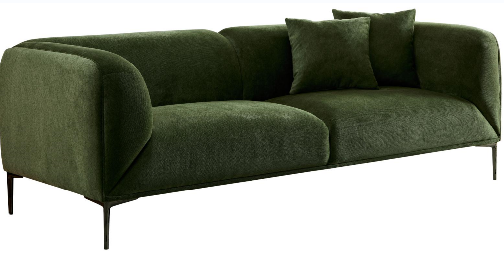 Wks2g Green Sofa Can Be Placed In The Studio, Living Room, Attic Multiple Scenes, Style Modern Simple Fashion, Size 89.37* 35.43* High 28.74 Inches - As Pic