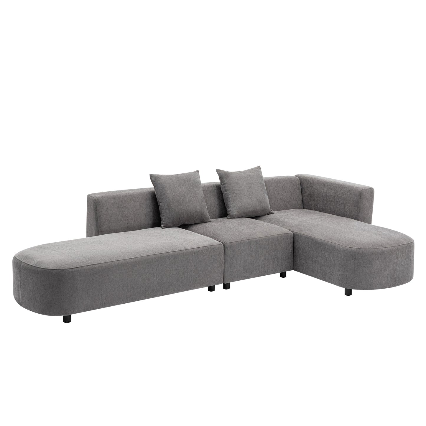 U-style Luxury Modern Style Living Room Upholstery Sofa - As Pic