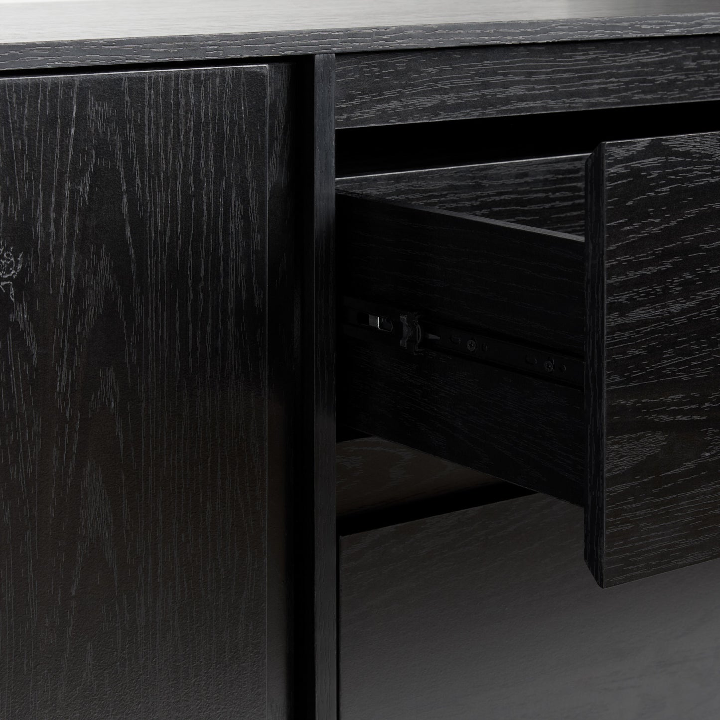 Scandi Sideboard With Beveled Drawers