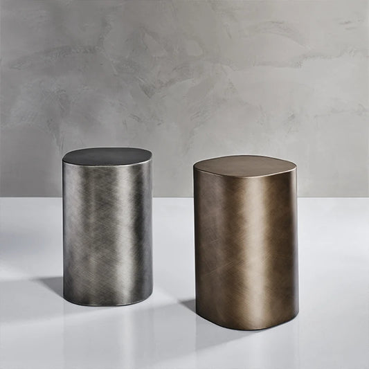 Metal side table