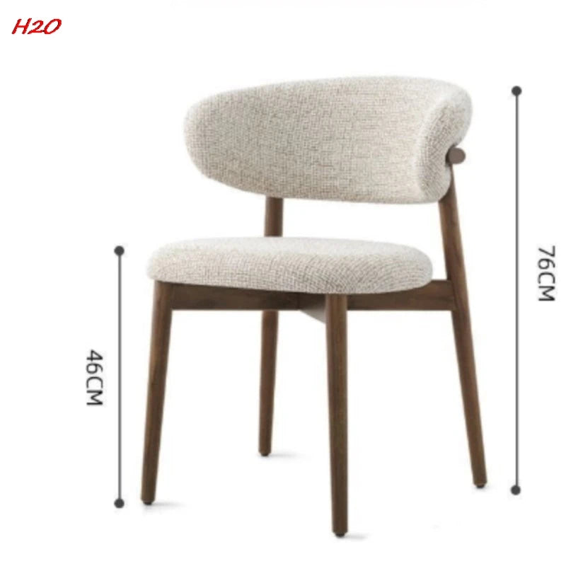 Modern Nordic Solid Wood Dining Chair