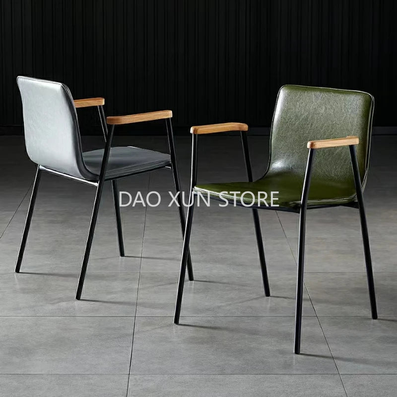 Retro Metal Banquet Dining Chair