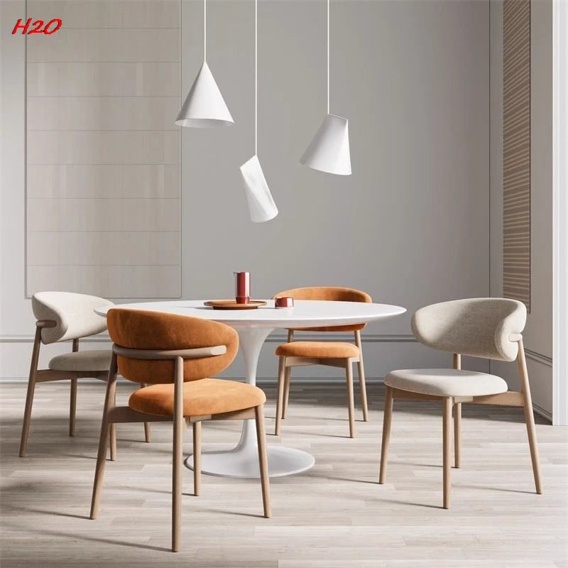 Modern Nordic Solid Wood Dining Chair