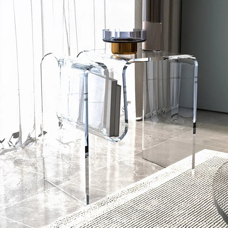 Transparent Acrylic Sofa Side Table