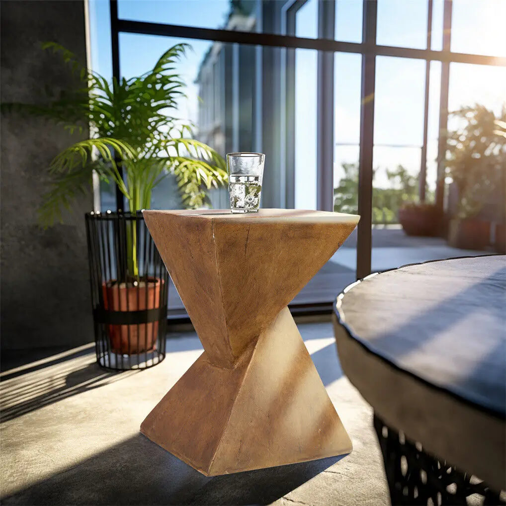 LUVODI Lightweight Concrete Accent Table