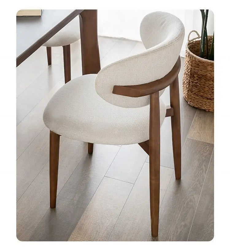 Modern Nordic Solid Wood Dining Chair