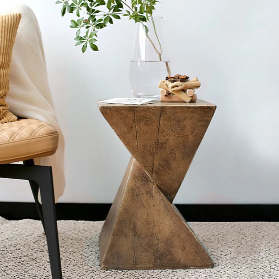 LUVODI Lightweight Concrete Accent Table