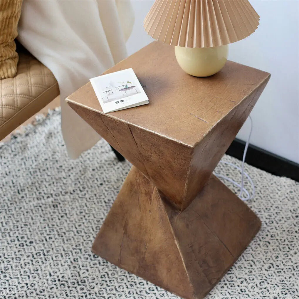 LUVODI Lightweight Concrete Accent Table