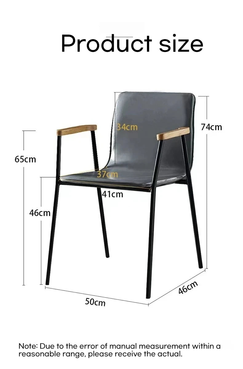 Retro Metal Banquet Dining Chair